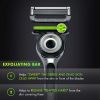 Gillette Labs with Exfoliating Bar Men's Razor - 1 Handle, 3 Blade Refills and Travel Case